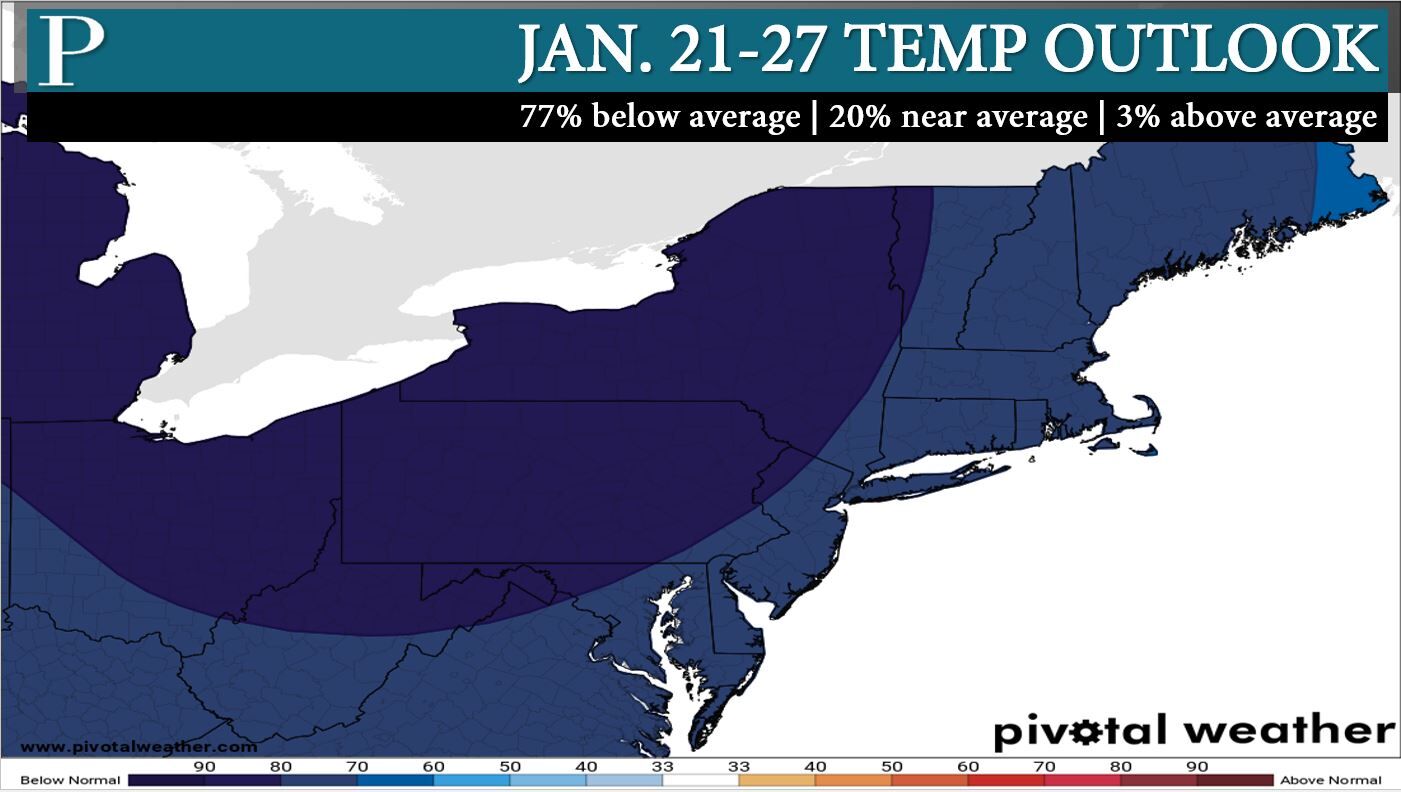 Jan. 21-27 Temp Outlook
